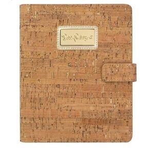 Lilly Pulitzer Cork Textured Planner Cover as is